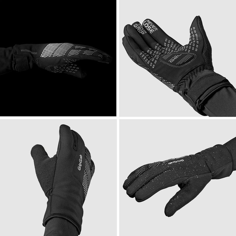 GripGrab Ride Waterproof Winter Cycling Gloves Windproof Thermal Padded Fleece Lined Cold Weather Warm Bicycle Glove - Image 3